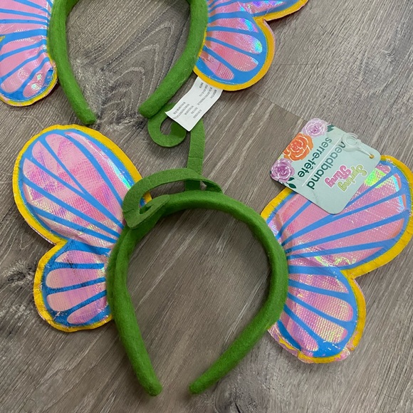 Shiny Holographic Halloween Rave Festival Butterfly Spring Headband - Picture 7 of 8